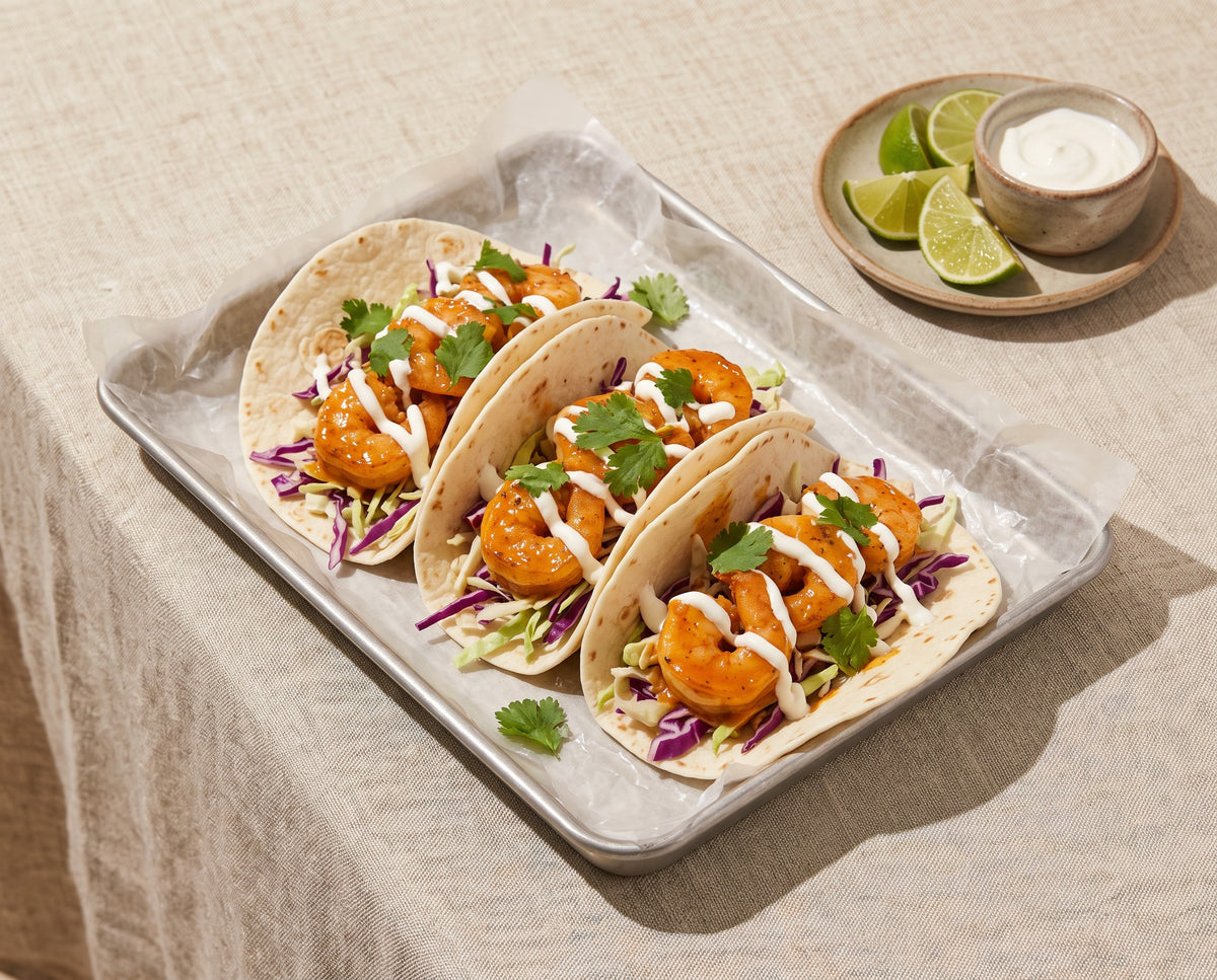 Seafood Boil Shrimp Tacos