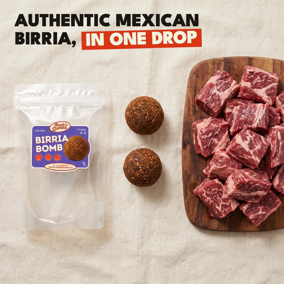 Authentic Mexican birria, in one drop